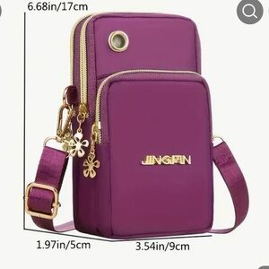 Purple Crossbody/ armband Bag for Women